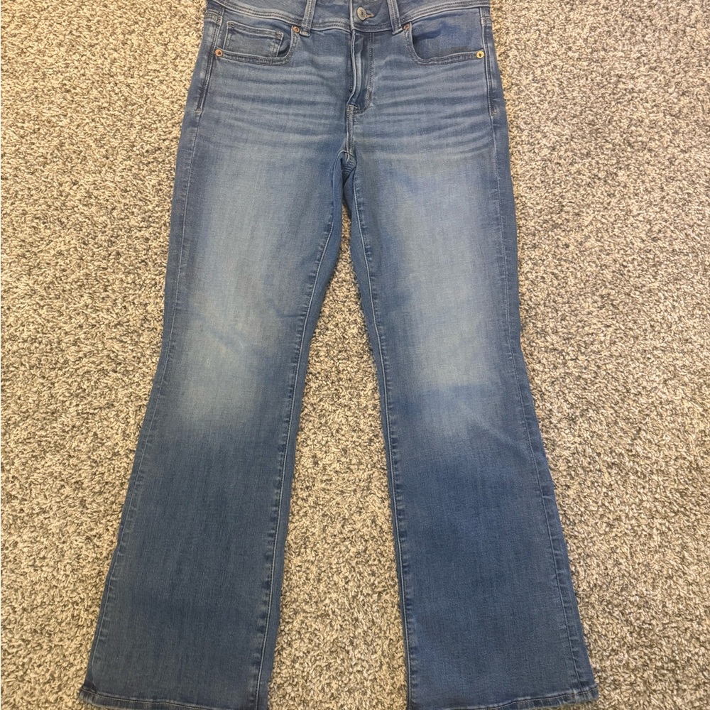 American Eagle Outfitters Women's Light Blue Bootcut Jeans